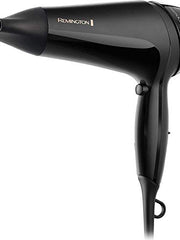Load image into Gallery viewer, Remington Thermacare Pro Hair Dryer with Concentrator, Three Heat and Two Speeds with Cool Shot, 2.5 Metre Power Cable, 2200 W, Black, D5710