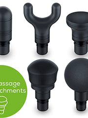 Load image into Gallery viewer, Beurer MG 185 Massage Gun, Massage Gun with 5 Attachments, Powerful Trigger Point Massage, Relaxing Tension, Muscle Massager with 9 Intensity Levels, with Battery