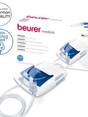 Load image into Gallery viewer, Beurer IH21 Home-Use Nebuliser, Electric Inhaler for Nebulising Liquid Medication for Colds, Asthma and Respiratory Diseases, Compressed Air Technology, Nebulisation Capacity (> 0.20 ml/min)