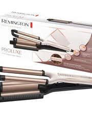 Load image into Gallery viewer, Remington Hair Curler, Wave Plate, 4 Types of Waves and Hair Volume, 5 Temperatures, Adjustable Central Cylinder, Proluxe CI91AW