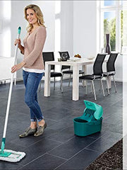 Load image into Gallery viewer, Leifheit Wringer Set Profi Compact, Mop Bucket Set with XL 42cm Flat Mop Head, 3-part Handle and Easy Wringing System Buket, Practical Washing Set