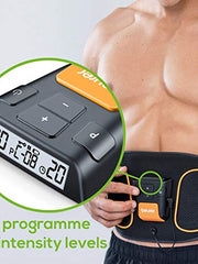 Load image into Gallery viewer, Beurer EM37 Abdominal Muscle Toning Belt | EMS training defines and strengthens abdominal muscles | 5 pre-set training programmes | Adjustable intensity | Adjustable fit for waists 70cm - 140cm