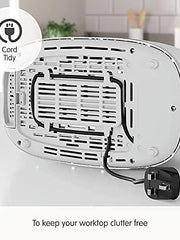 Load image into Gallery viewer, Morphy Richards Hive White 2 Slice Toaster - Gloss Finish - Plastic - 2 Slot - 220034