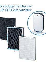Load image into Gallery viewer, Beurer LR500 Filter Replacement Set, 3-Layer Filter System: HEPA Filter H13, Activated Carbon Filter, Pre-Filter, Give Your Air Purifier a New Lease of Life, Captures 99.95% of Harmful Particles