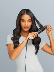 Load image into Gallery viewer, Remington Curl & Straight Confidence, 2-in-1 Hair Straightener & Curler, Ceramic coated plates infused with anti static for smooth glide, Digital display, 5 Temperatures 150°C-230°C, S6606