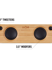 Load image into Gallery viewer, House of Marley - Get Together Bluetooth Portable Bluetooth Speaker and Audio System - 3.5 Woofer & 1 Tweeters, 30m Wireless Range, 8 Hour Playtime, Sustainably Crafted, Signature Black