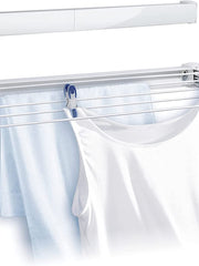 Load image into Gallery viewer, Leifheit Telegant 72 Protect Wall Dryer Clothes Airer, Foldable Clothes Drying Rack with 8 x 90 cm Bars, Robust Clothes Rack for Indoor and Outdoor, 7.2 m Drying Space, White