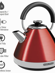 Load image into Gallery viewer, Morphy Richards 100133 Venture Pyramid Kettle Red