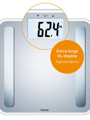 Load image into Gallery viewer, Beurer BF 183 Diagnostic Scales Precise Body Analysis for up to 10 People, Measurement of Weight, Body Fat, BMI, Muscle Content and Metabolic Age, Large XL Display, Load Capacity up to 180 kg