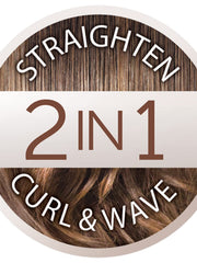 Load image into Gallery viewer, Remington Curl & Straight Confidence, 2-in-1 Hair Straightener & Curler, Ceramic coated plates infused with anti static for smooth glide, Digital display, 5 Temperatures 150°C-230°C, S6606