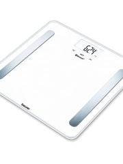 Load image into Gallery viewer, Beurer BF600 Body Analysis Scale, Digital Bathroom Scales with Weight Analysis, Connection Between Smartphone and Scales, White