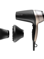 Load image into Gallery viewer, Remingon D5715 Hair Dryer [Fast &amp; Efficient Drying] Thermacare PRO 2300 (2100 W, Ion Generator, Ceramic Ion Ring, 3 Heating &amp; 2 Separate Fan Levels, Cooling Level, 2 Styling Nozzles + Diffuser)