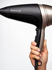 Load image into Gallery viewer, Remingon D5715 Hair Dryer [Fast &amp; Efficient Drying] Thermacare PRO 2300 (2100 W, Ion Generator, Ceramic Ion Ring, 3 Heating &amp; 2 Separate Fan Levels, Cooling Level, 2 Styling Nozzles + Diffuser)