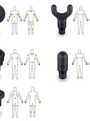 Load image into Gallery viewer, Beurer MG 185 Massage Gun, Massage Gun with 5 Attachments, Powerful Trigger Point Massage, Relaxing Tension, Muscle Massager with 9 Intensity Levels, with Battery