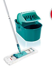 Load image into Gallery viewer, Leifheit Wringer Set Profi Compact, Mop Bucket Set with XL 42cm Flat Mop Head, 3-part Handle and Easy Wringing System Buket, Practical Washing Set