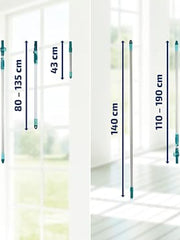 Load image into Gallery viewer, Leifheit Click System Handle 140 cm, Mop Handle, Telescopic Pole to Extend Reach of Squeegee, Duster or Mop Head