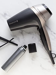 Load image into Gallery viewer, Remingon D5715 Hair Dryer [Fast &amp; Efficient Drying] Thermacare PRO 2300 (2100 W, Ion Generator, Ceramic Ion Ring, 3 Heating &amp; 2 Separate Fan Levels, Cooling Level, 2 Styling Nozzles + Diffuser)