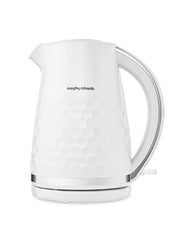 Load image into Gallery viewer, Morphy Richards Hive White Jug Kettle - 1.5L - Rapid Boil - Plastic - High Gloss - 108274
