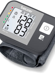 Load image into Gallery viewer, Beurer BC27 Wrist Blood Pressure Monitor, Blood Pressure Machine with Arrhythmia Detection &amp; Colour-Coded Risk Indicator, Fully Automatic Blood Pressure for Wrist Circumferences from 14 - 19.5 cm
