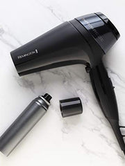 Load image into Gallery viewer, Remington Thermacare Pro Hair Dryer with Concentrator, Three Heat and Two Speeds with Cool Shot, 2.5 Metre Power Cable, 2200 W, Black, D5710