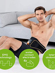Load image into Gallery viewer, Beurer EM37 Abdominal Muscle Toning Belt | EMS training defines and strengthens abdominal muscles | 5 pre-set training programmes | Adjustable intensity | Adjustable fit for waists 70cm - 140cm