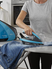 Load image into Gallery viewer, Morphy Richards Speed Steam Pro Steam Generator Iron With Intellitemp, 1.6L Water Tank, Auto Shut-off, Autoclean Technology, Blue, 332103