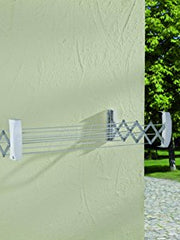 Load image into Gallery viewer, Leifheit Teleclip Wall Dryer 74 Extendable Wall Mounted Washing Line, Balcony Dryer, Over the Bath Clothes Dryer, W 100 cm, Leifheit Airer