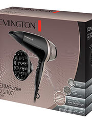 Load image into Gallery viewer, Remingon D5715 Hair Dryer [Fast &amp; Efficient Drying] Thermacare PRO 2300 (2100 W, Ion Generator, Ceramic Ion Ring, 3 Heating &amp; 2 Separate Fan Levels, Cooling Level, 2 Styling Nozzles + Diffuser)