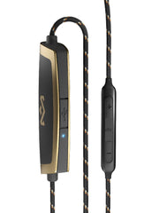 Load image into Gallery viewer, House of Marley Uplift 2 Wireless: Wireless Earphones with Microphone, Bluetooth Connectivity, 10 Hours of Playtime, and Sustainable Materials (Brass)
