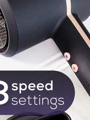 Load image into Gallery viewer, Beurer HC35 Compact Hair Dryer 1500-Watt Blow Dryer Ionic Technology Reduces Frizz Lightweight and Portable Travel Hair Dryer with 4 Temperature and 3-Speed Settings &amp; Cold Air Function (Black)