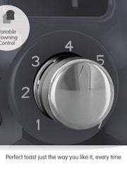 Load image into Gallery viewer, Morphy Richards 220033 Hive Toaster Grey
