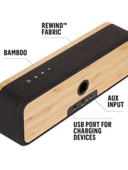 Load image into Gallery viewer, House of Marley - Get Together Bluetooth Portable Bluetooth Speaker and Audio System - 3.5 Woofer &amp; 1 Tweeters, 30m Wireless Range, 8 Hour Playtime, Sustainably Crafted, Signature Black