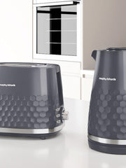 Load image into Gallery viewer, Morphy Richards Hive Kettle, 1.5L, Easy Fill System, Enhanced Waterspout, 3KW Rapid Boil, 360 Degree Base, Limescale Filter, Water Viewing Window, Grey, 108273