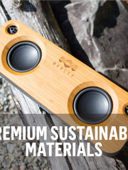 Load image into Gallery viewer, House of Marley - Get Together Bluetooth Portable Bluetooth Speaker and Audio System - 3.5 Woofer &amp; 1 Tweeters, 30m Wireless Range, 8 Hour Playtime, Sustainably Crafted, Signature Black